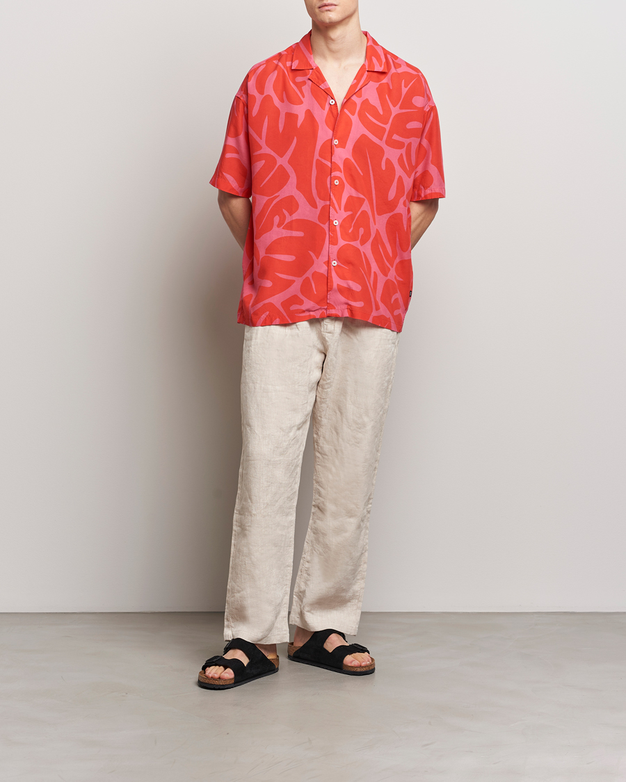 Homme | Chemises | BOSS BLACK | Drew Short Sleeve Shirt Bright Red