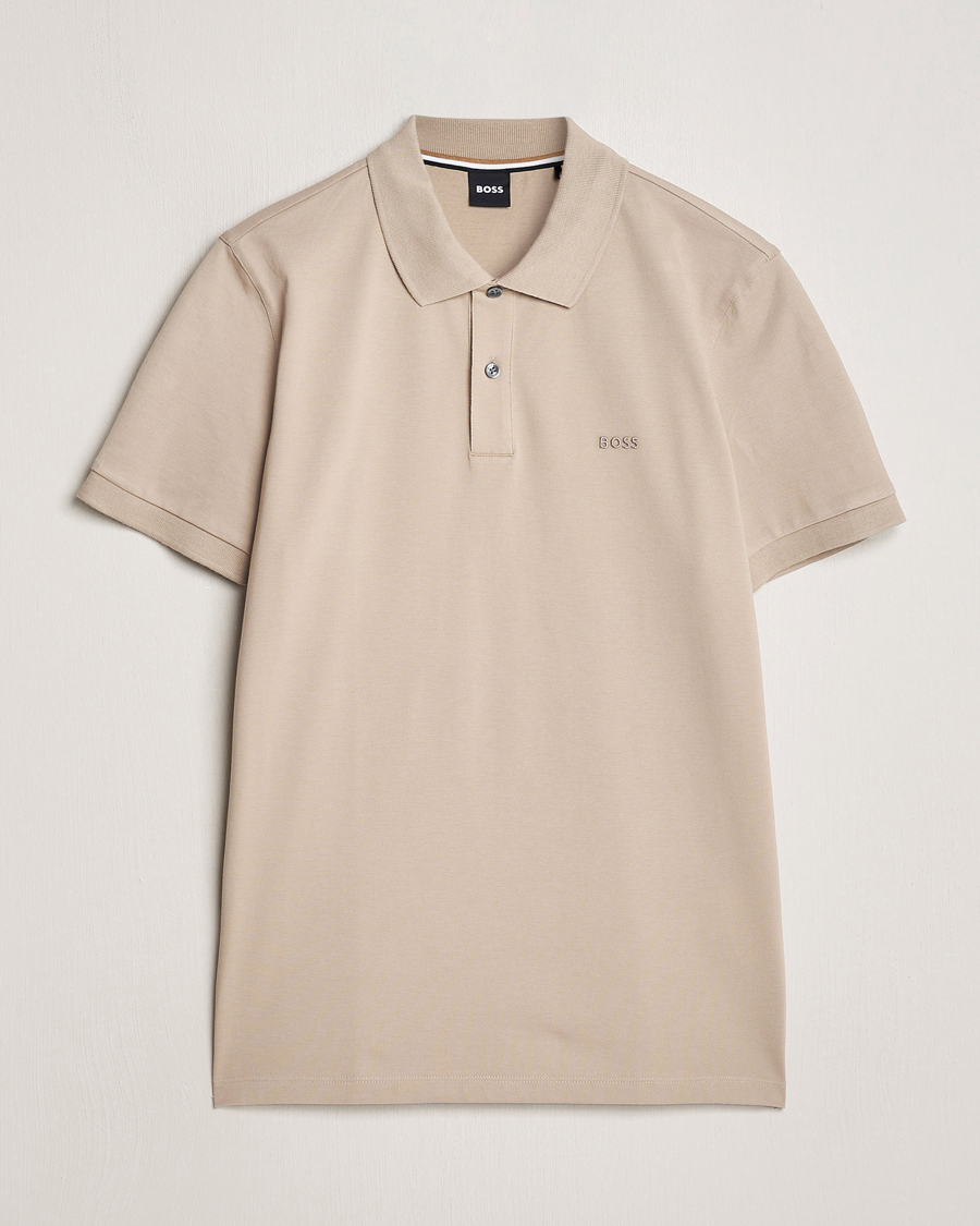 Homme | Polos | BOSS BLACK | Pallas Polo Dark Beige