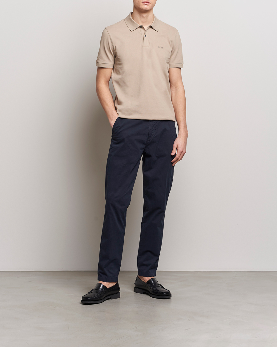 Homme | Polos | BOSS BLACK | Pallas Polo Dark Beige