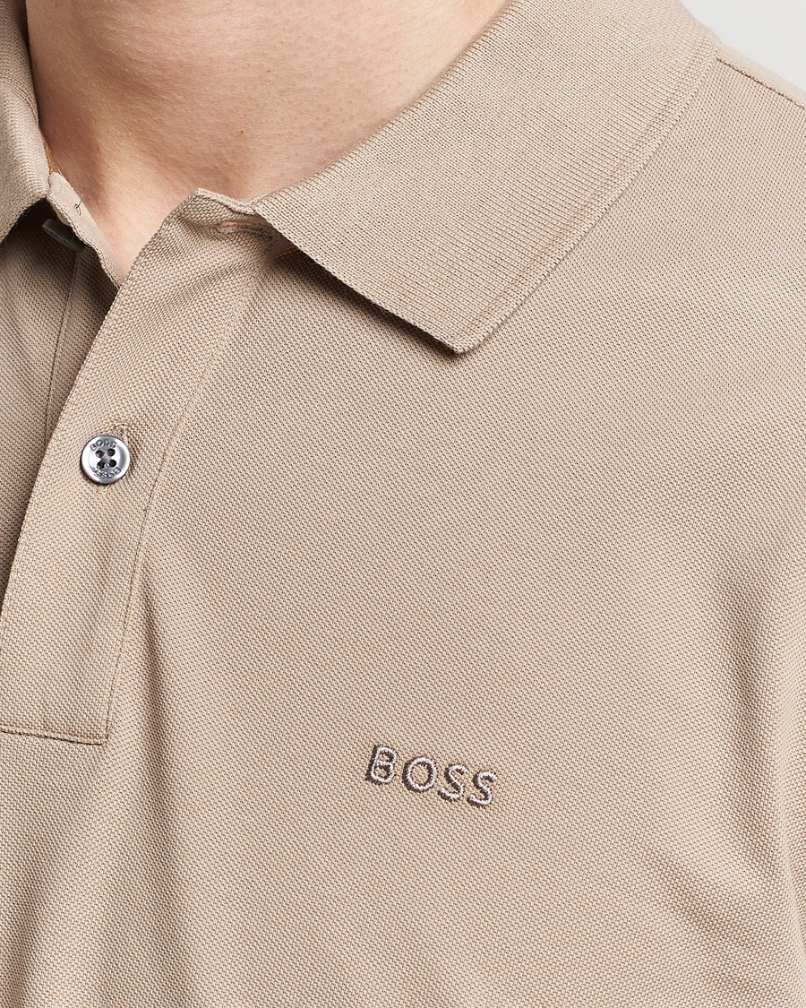 Homme | Polos | BOSS BLACK | Pallas Polo Dark Beige