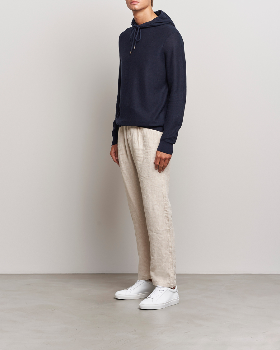 Homme | Pulls Et Tricots | BOSS BLACK | Trapani Hoodie Dark Blue