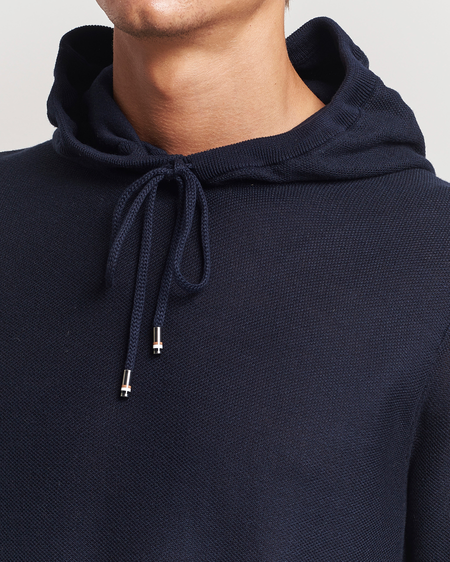 Homme | Pulls Et Tricots | BOSS BLACK | Trapani Hoodie Dark Blue