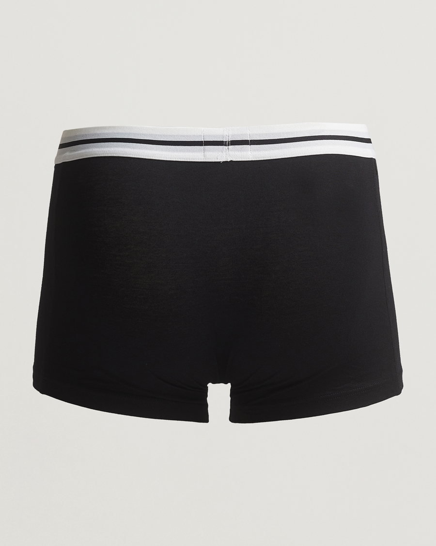 Homme | Sections | BOSS BLACK | 3-Pack Cotton Trunk Black/White