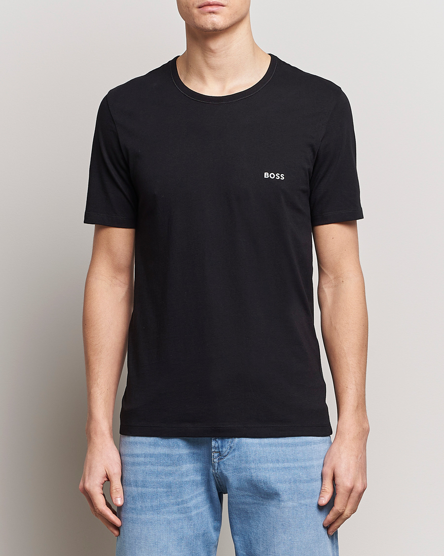 Homme | Sections | BOSS BLACK | 3-Pack Crew Neck T-Shirt Black/White/Red