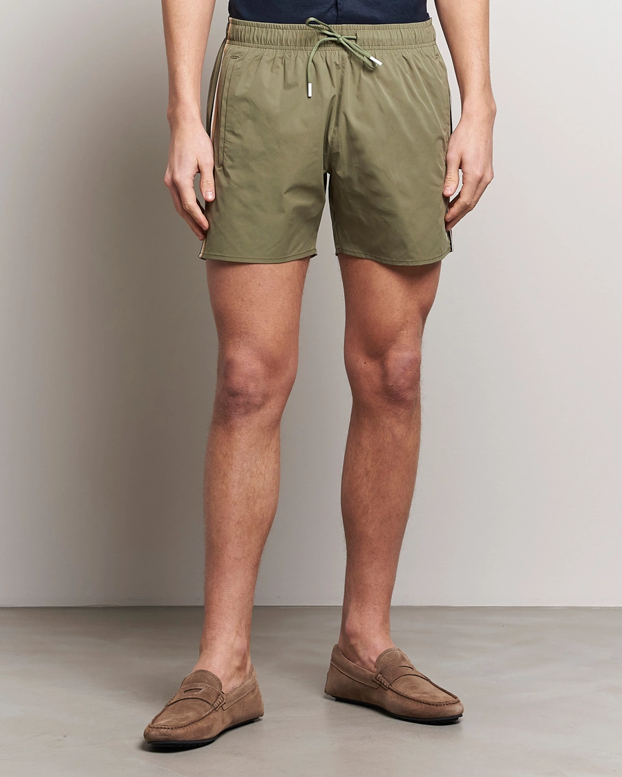 Homme | Sections | BOSS BLACK | Iconic Swimshorts Green