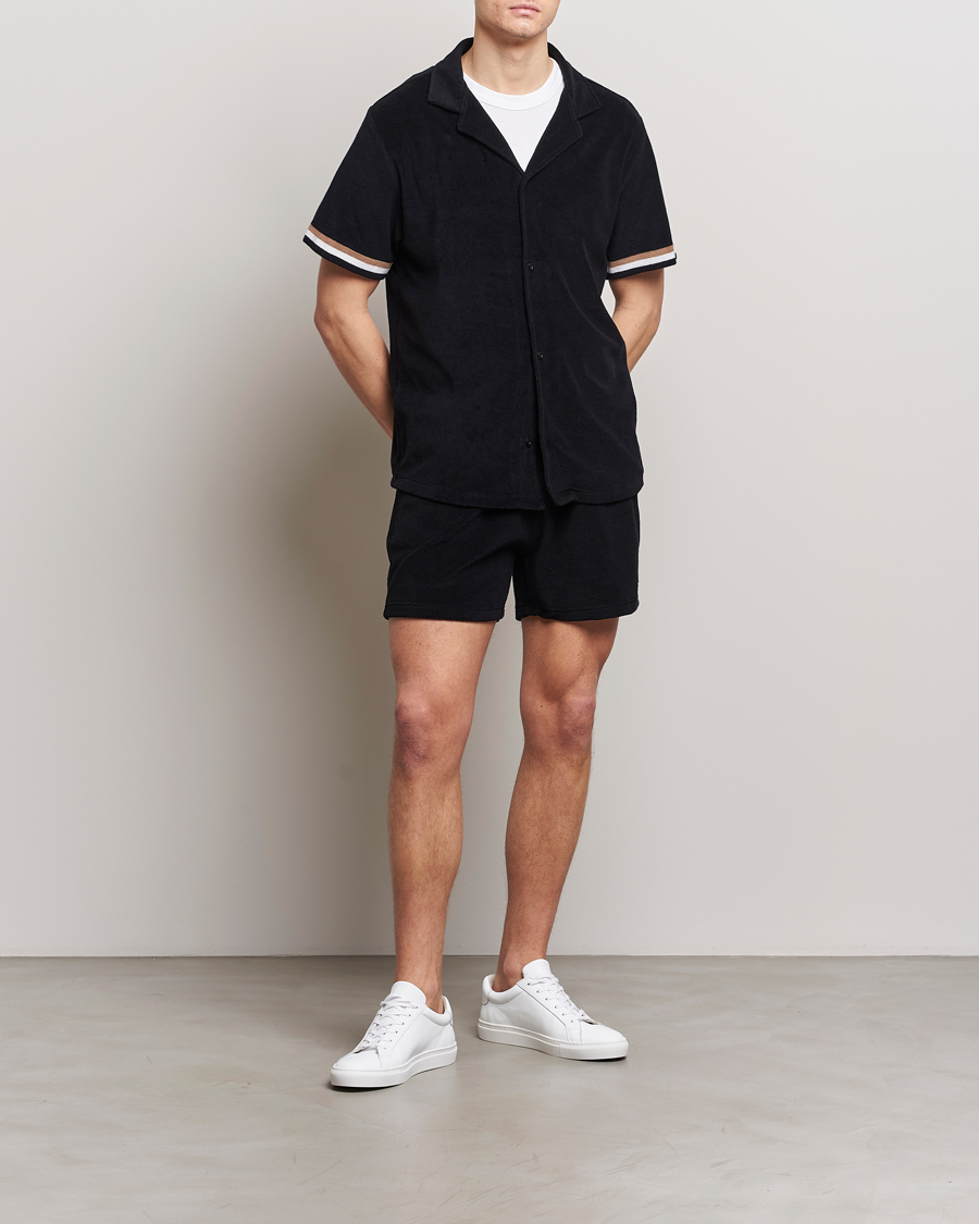 Homme | Shorts | BOSS BLACK | Terry Shorts Black