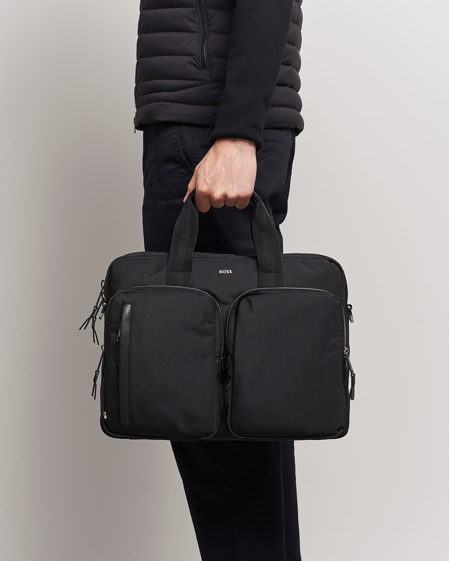 Homme | Sections | BOSS BLACK | Highway Document Case Black