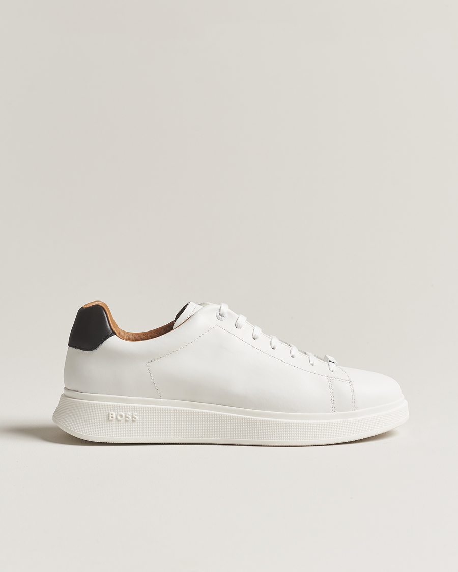 Homme | BOSS BLACK Bolton Leather Sneaker Natural | BOSS BLACK | Bolton Leather Sneaker Natural
