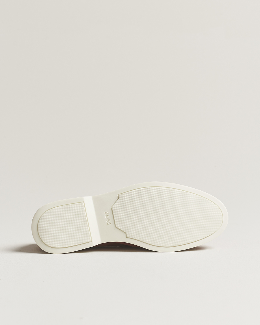 Homme | BOSS BLACK Sienne Tassle Loafer Suede Open Brown | BOSS BLACK | Sienne Tassle Loafer Suede Open Brown