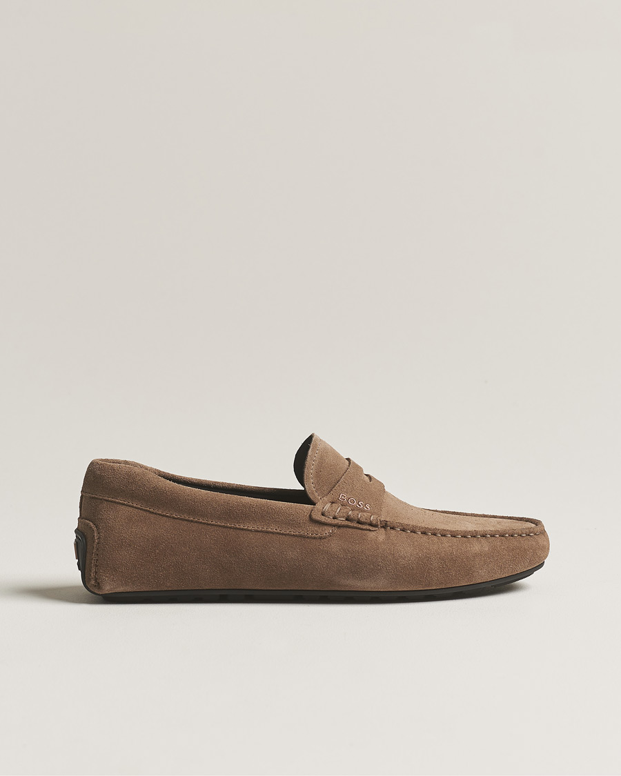 Homme | BOSS BLACK Noel Car Shoe Suede Medium Beige | BOSS BLACK | Noel Car Shoe Suede Medium Beige