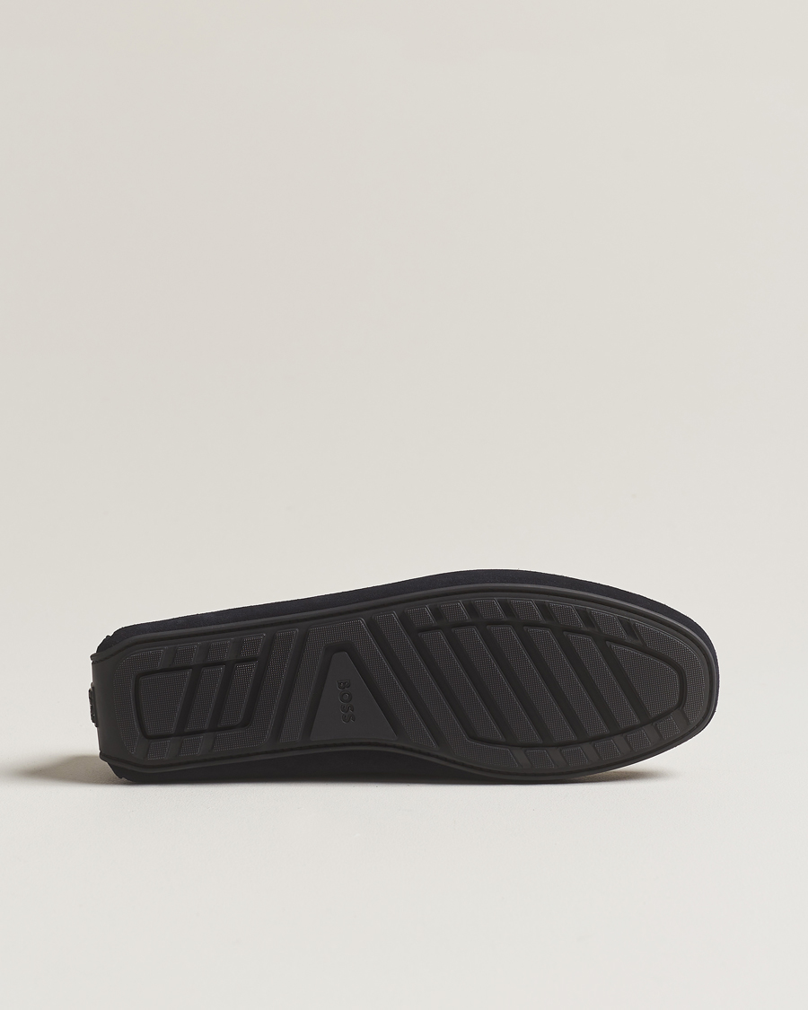 Homme | BOSS BLACK Noel Car Shoe Suede Dark Blue | BOSS BLACK | Noel Car Shoe Suede Dark Blue