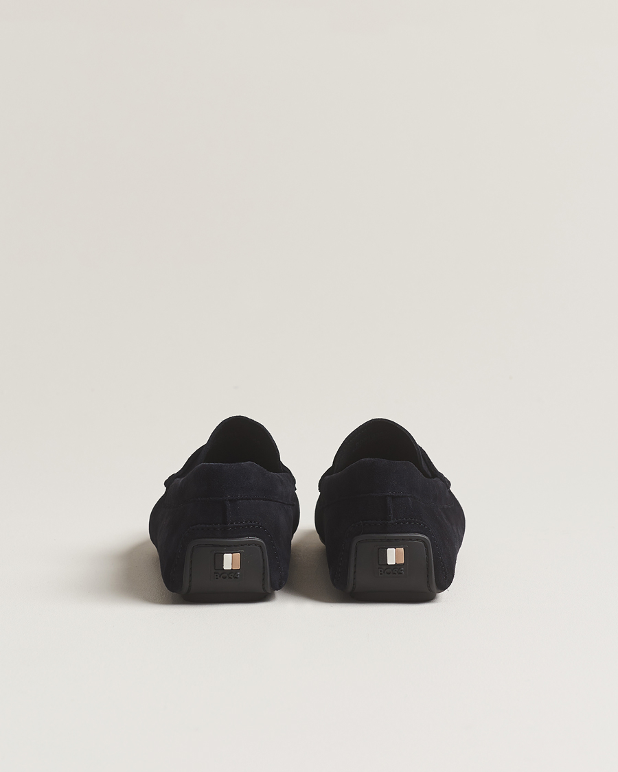Homme | BOSS BLACK Noel Car Shoe Suede Dark Blue | BOSS BLACK | Noel Car Shoe Suede Dark Blue