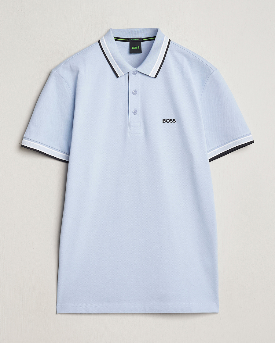 Homme | Polos | BOSS GREEN | Paddy Jersey Polo Light Blue