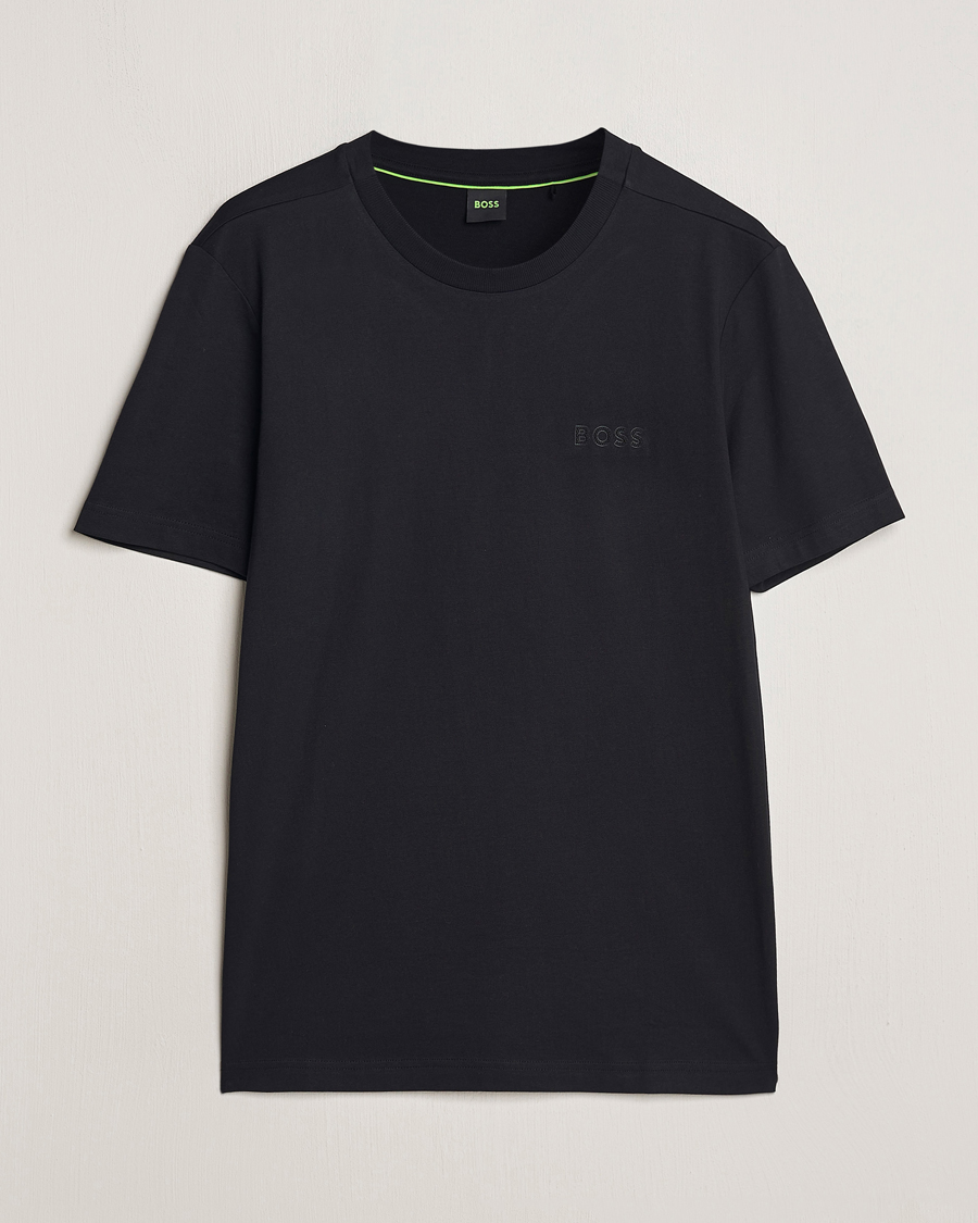 Homme | T-shirts | BOSS GREEN | Crew Neck T-Shirt Black