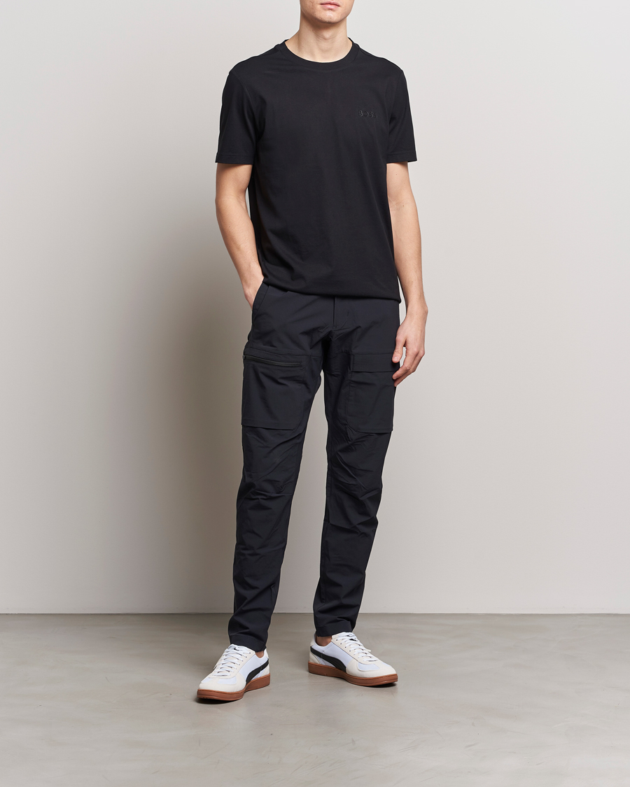 Homme | T-shirts | BOSS GREEN | Crew Neck T-Shirt Black