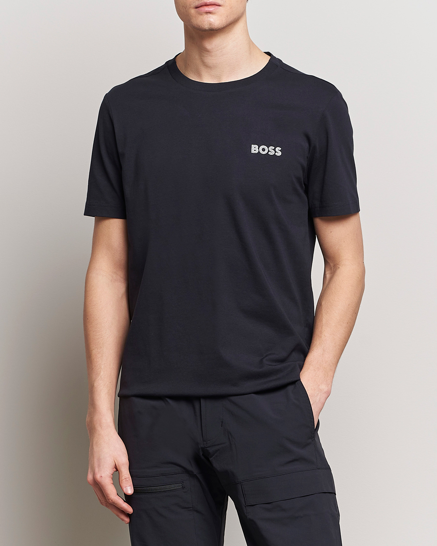 Homme |  | BOSS GREEN | Crew Neck T-Shirt Dark Blue
