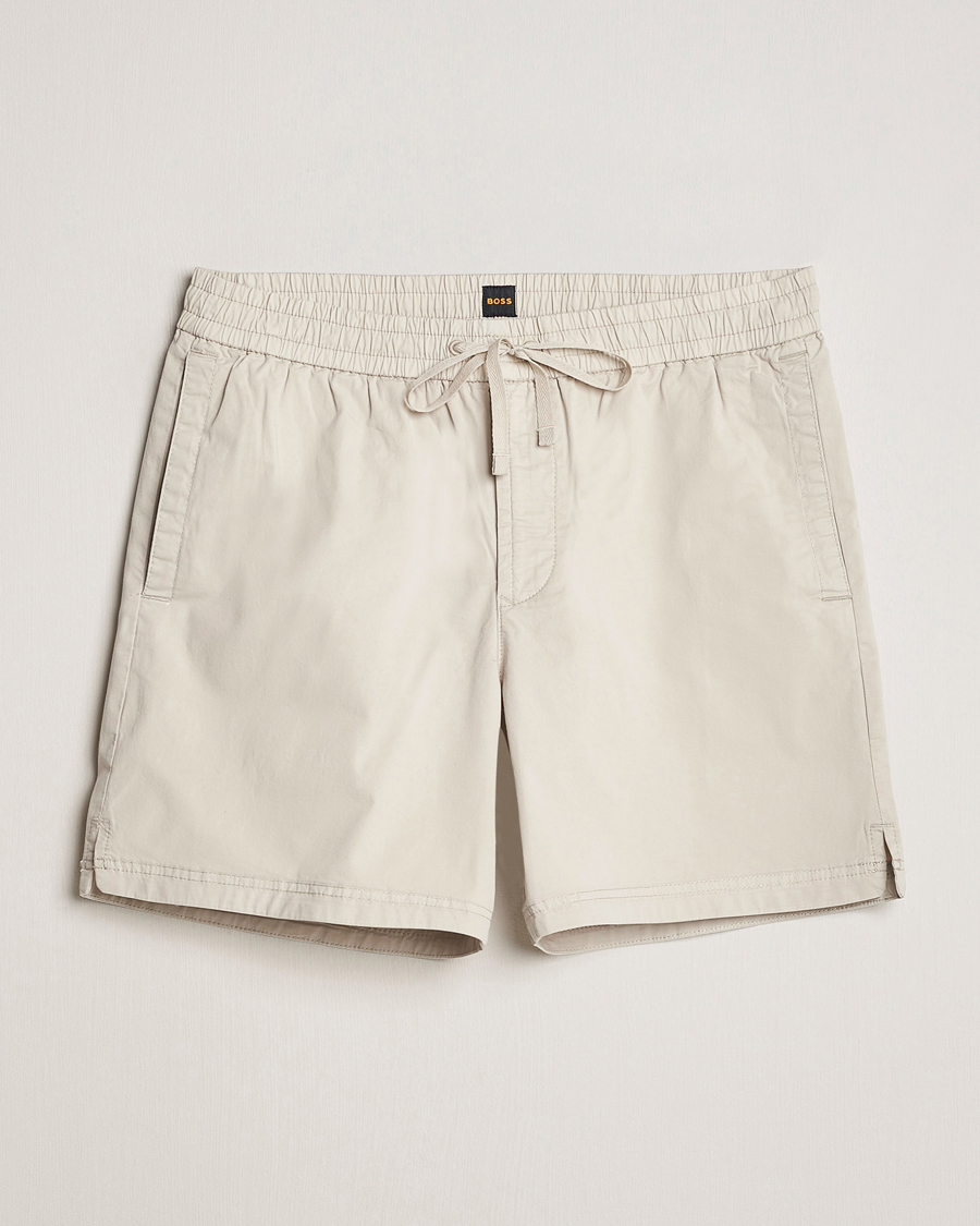 Homme | Shorts | BOSS ORANGE | Sandrew Cotton Shorts Light Beige