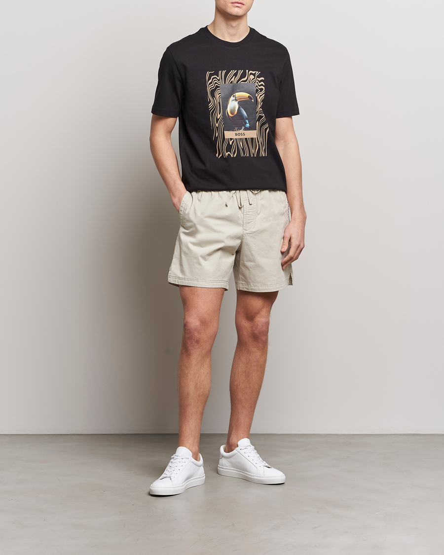 Homme | Shorts | BOSS ORANGE | Sandrew Cotton Shorts Light Beige