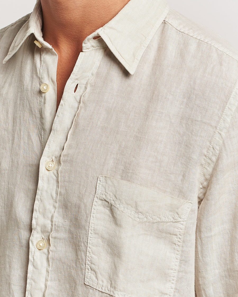 Homme | Chemises | BOSS ORANGE | Relegant Linen Shirt Light Beige