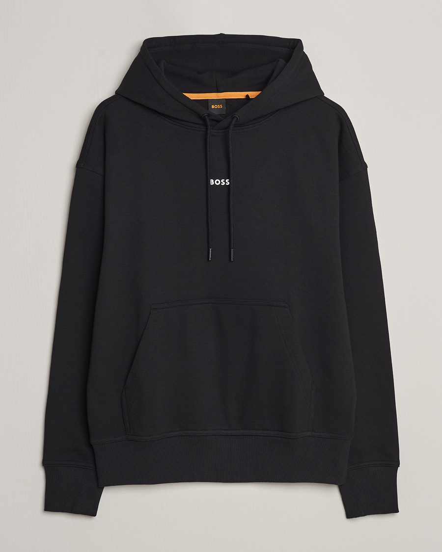 Homme | Pulls Et Tricots | BOSS ORANGE | WeSmall Logo Hoodie Black