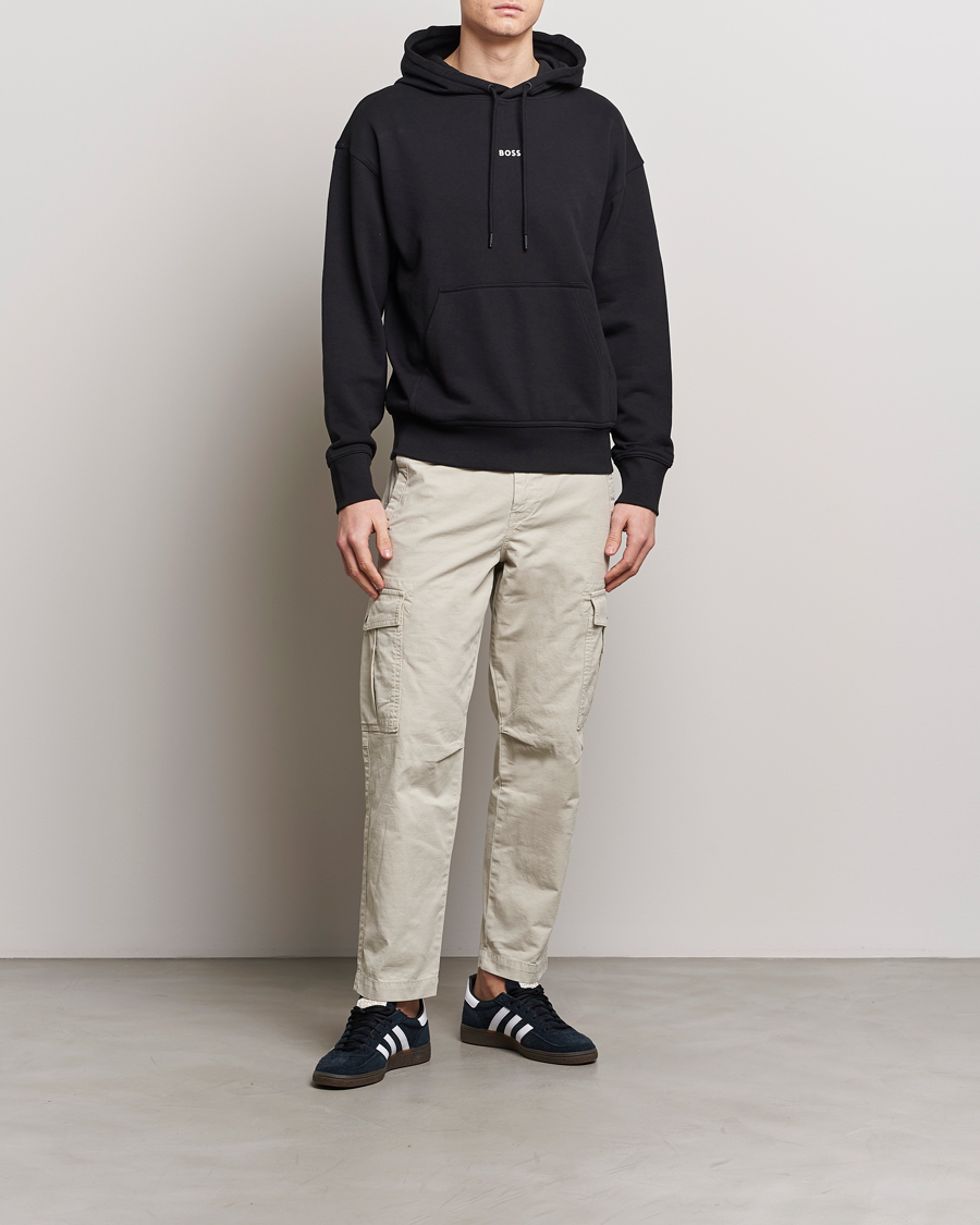 Homme | Pulls Et Tricots | BOSS ORANGE | WeSmall Logo Hoodie Black