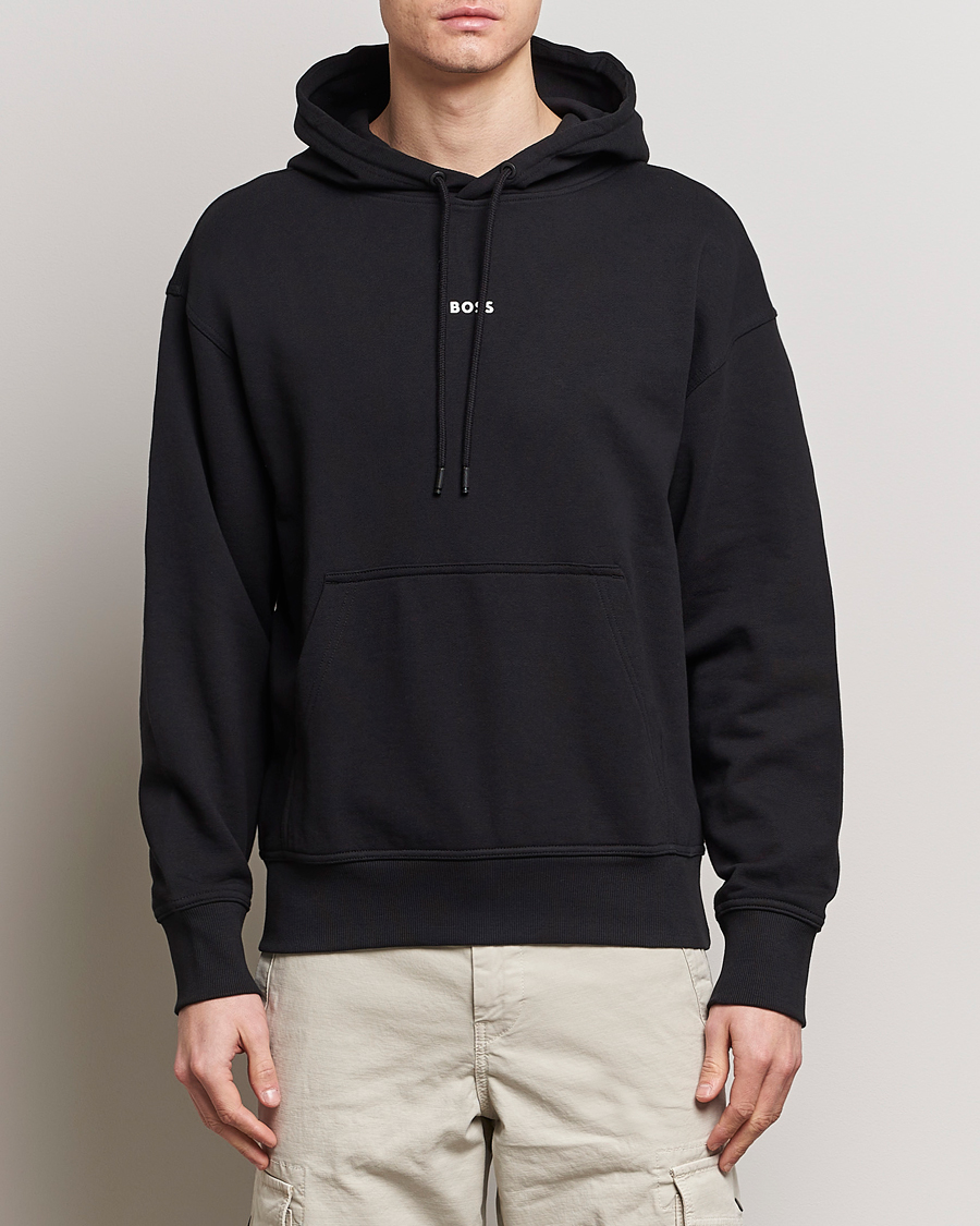Homme | Pulls Et Tricots | BOSS ORANGE | WeSmall Logo Hoodie Black