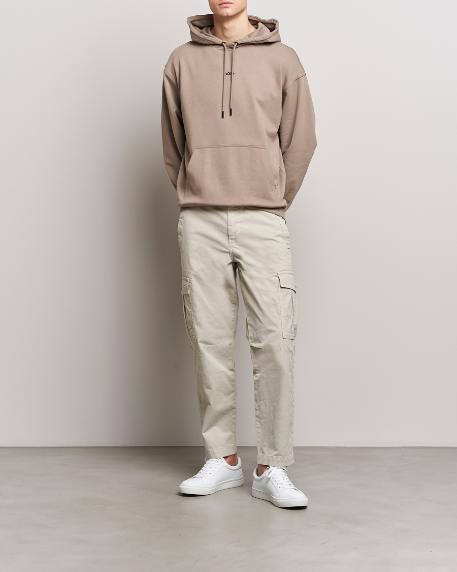 Homme | Pulls Et Tricots | BOSS ORANGE | WeSmall Logo Hoodie Open Brown