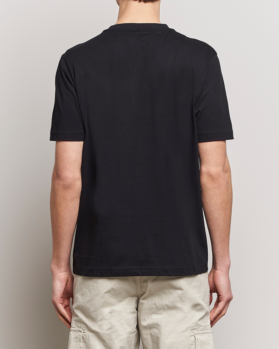 Homme | T-shirts | BOSS ORANGE | Printed Crew Neck T-Shirt Black