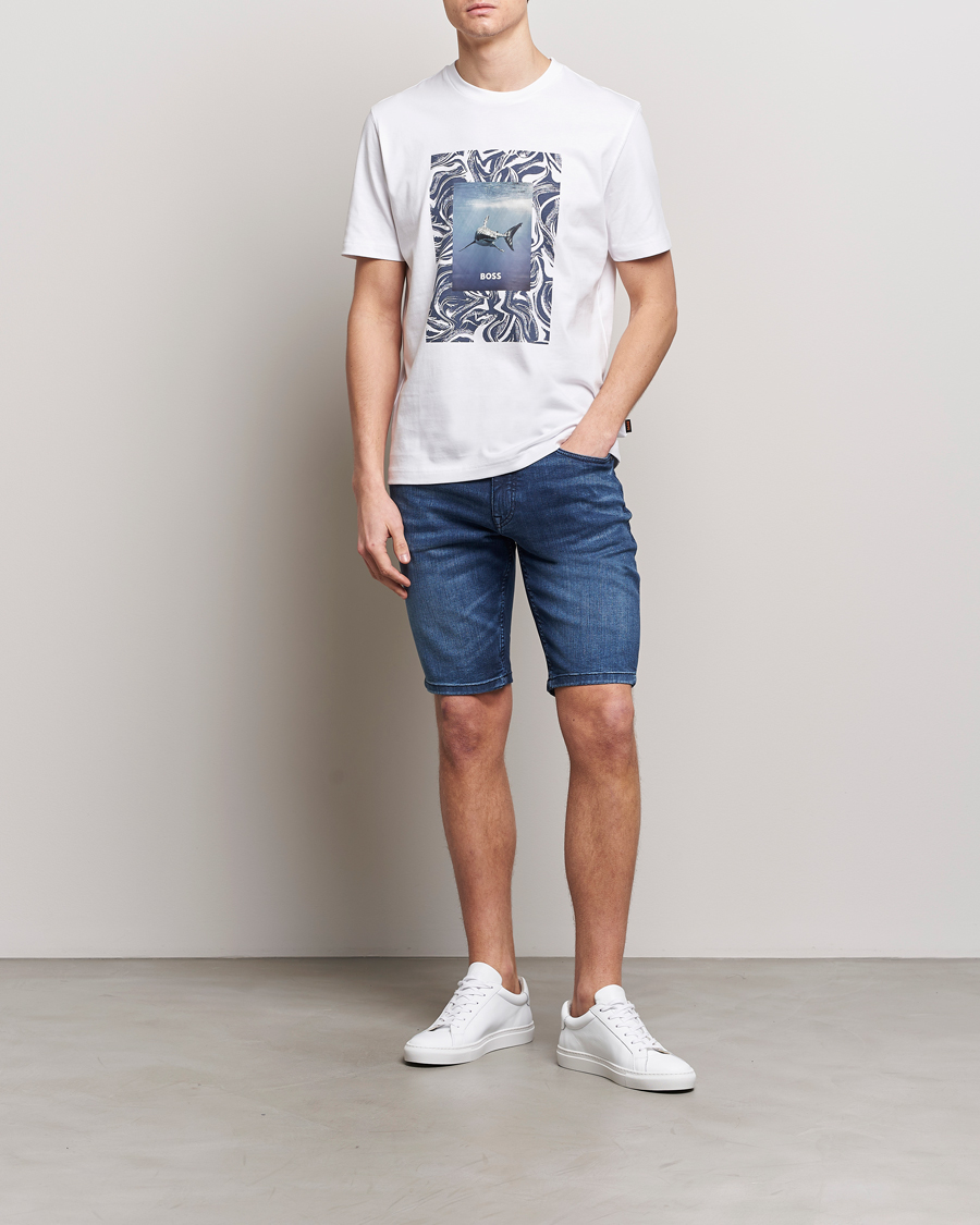 Homme | T-shirts | BOSS ORANGE | Tucan Printed Crew Neck T-Shirt Natural