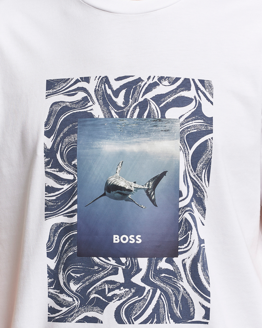 Homme | T-shirts | BOSS ORANGE | Tucan Printed Crew Neck T-Shirt Natural