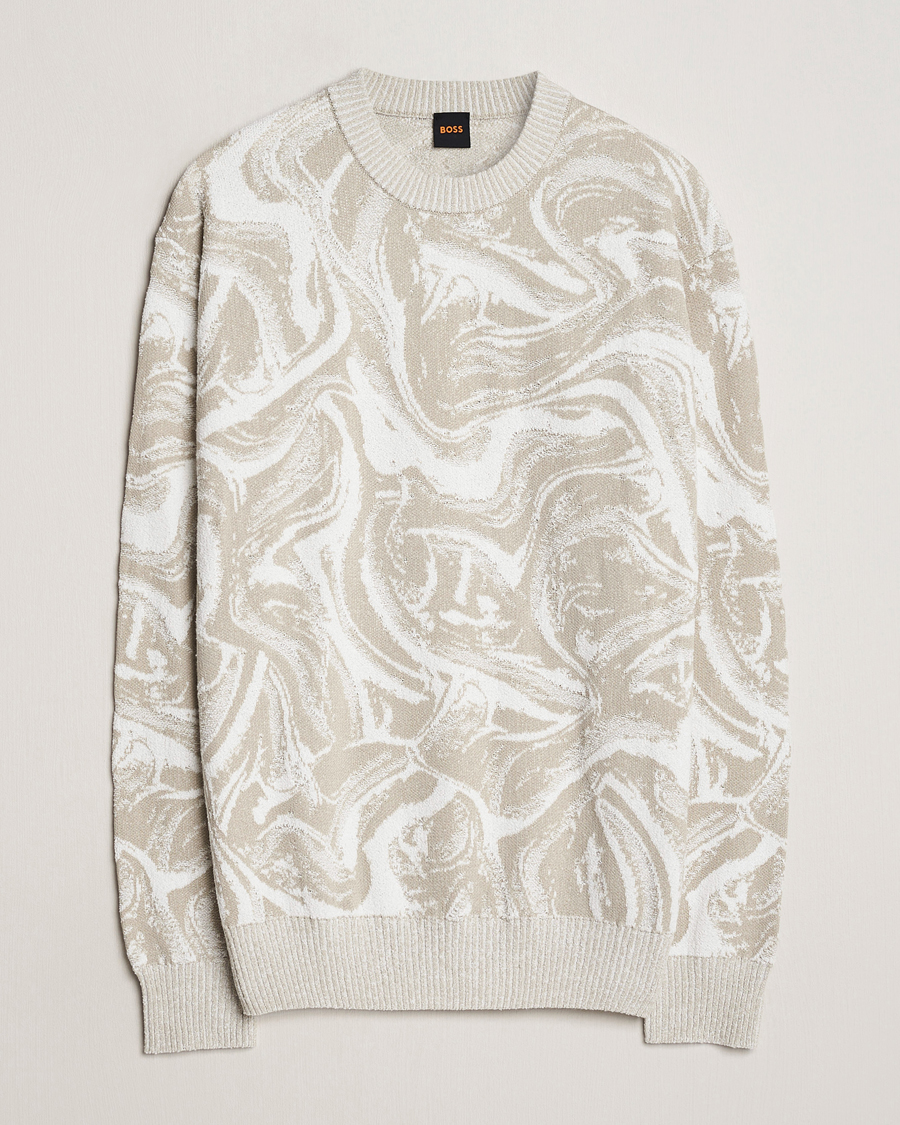 Homme | Pulls Et Tricots | BOSS ORANGE | Kliam Printed Sweatshirt Light Beige