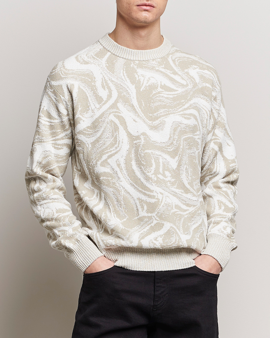Homme | Sweat-Shirts | BOSS ORANGE | Kliam Printed Sweatshirt Light Beige