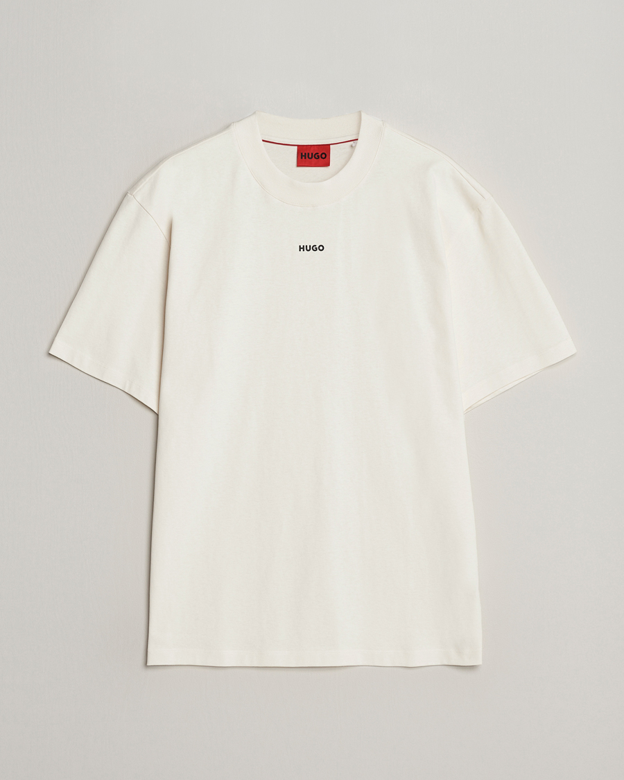 Homme | T-shirts | HUGO | Dapolino Crew Neck T-Shirt Open White