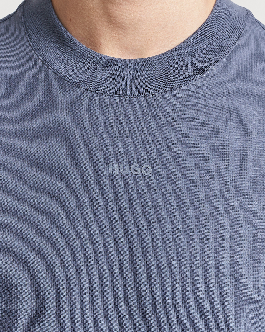 Homme | T-shirts | HUGO | Dapolino Crew Neck T-Shirt Open Blue