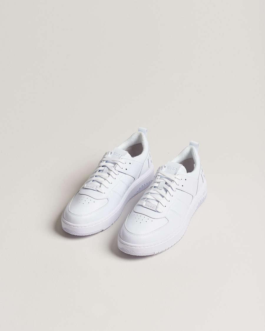 Homme |  | HUGO | Kilian Leather Sneaker White
