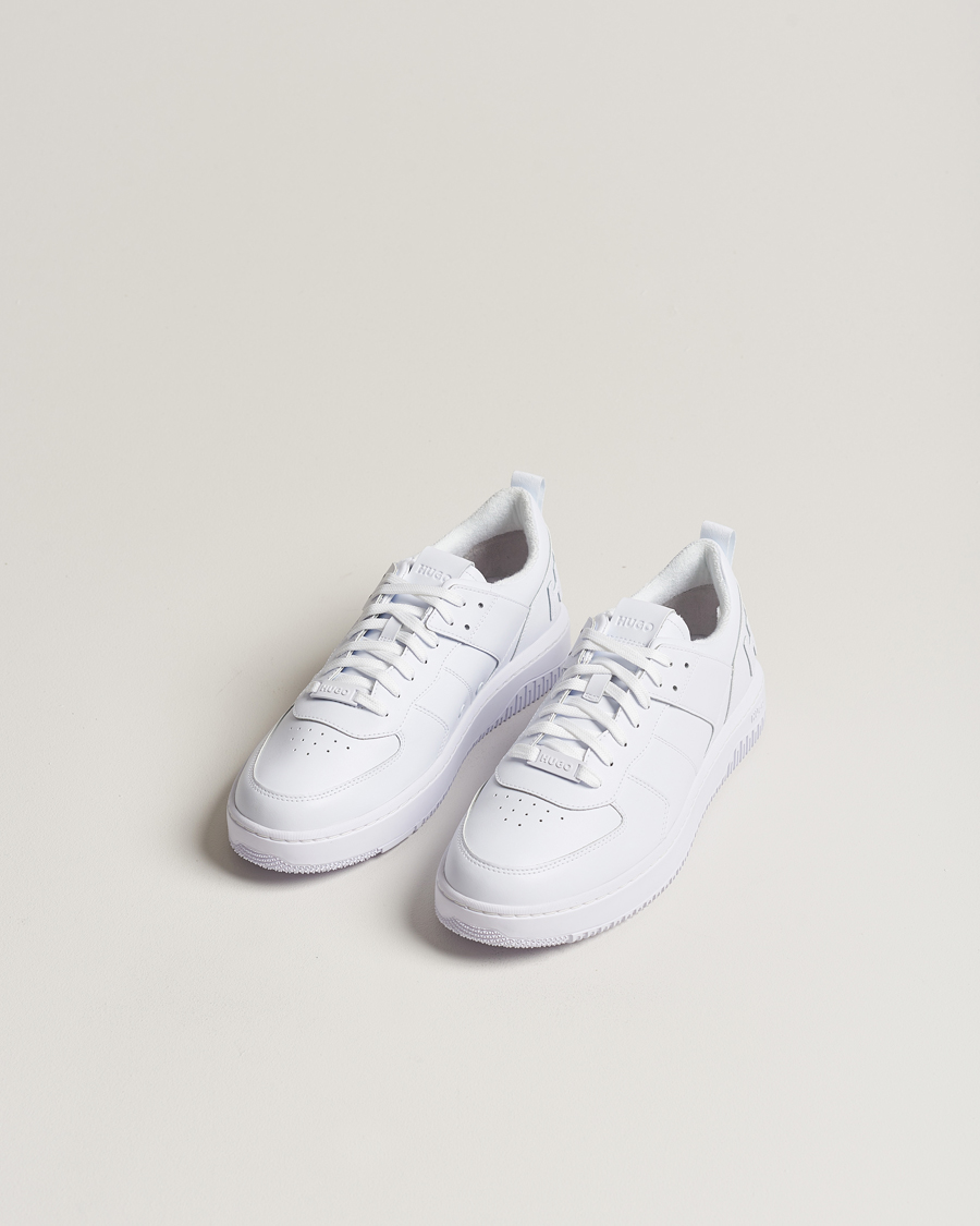 Homme | HUGO Kilian Leather Sneaker White | HUGO | Kilian Leather Sneaker White