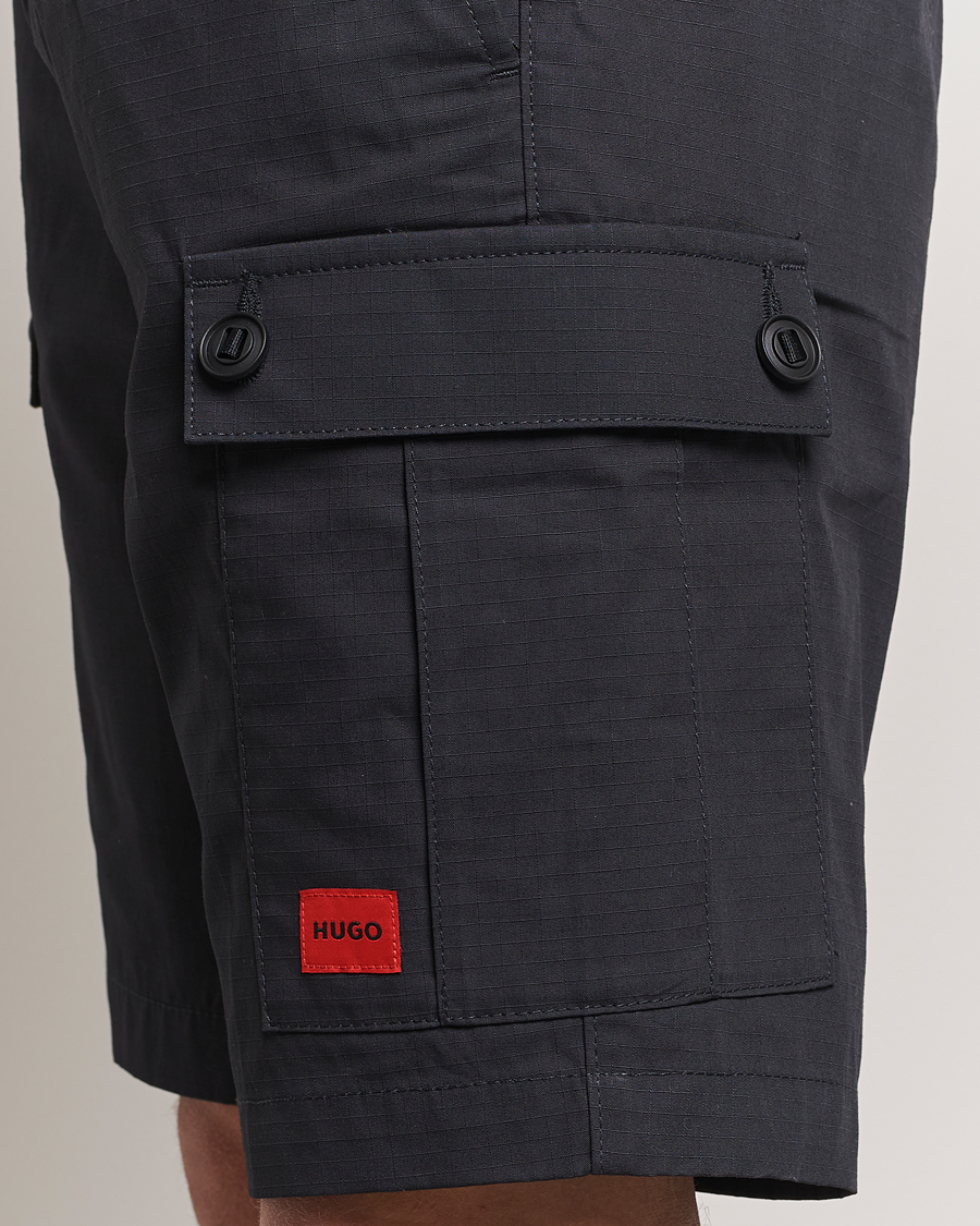 Homme | Shorts | HUGO | Garlio Cotton Cargo Shorts Black