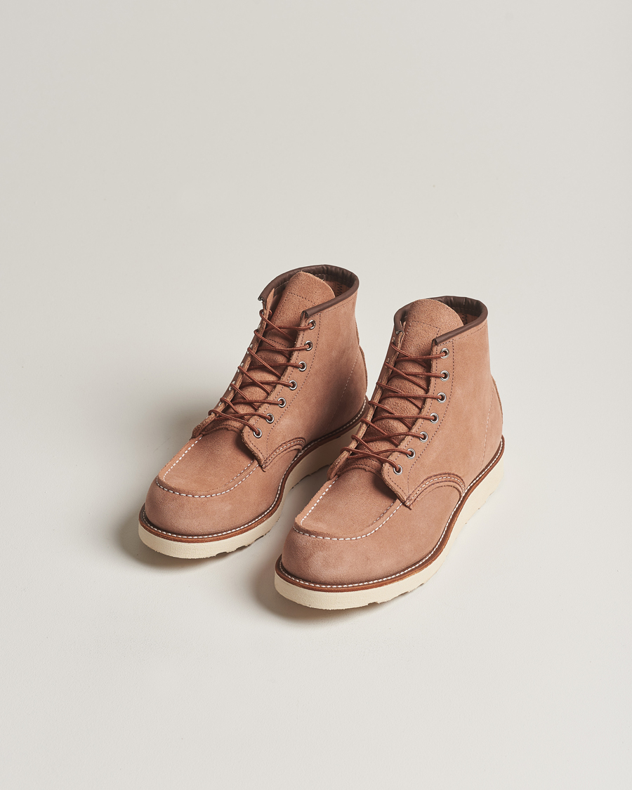 Homme |  | Red Wing Shoes | Moc Toe Boot Dusty Rose