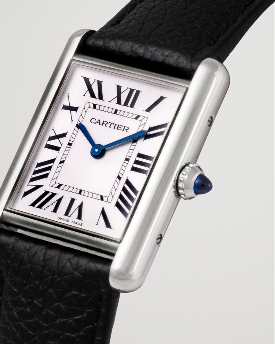 Homme | Cartier Pre-Owned Tank Muste de Cartier WSTA0041 Silver | Cartier Pre-Owned | Tank Muste de Cartier WSTA0041 Silver