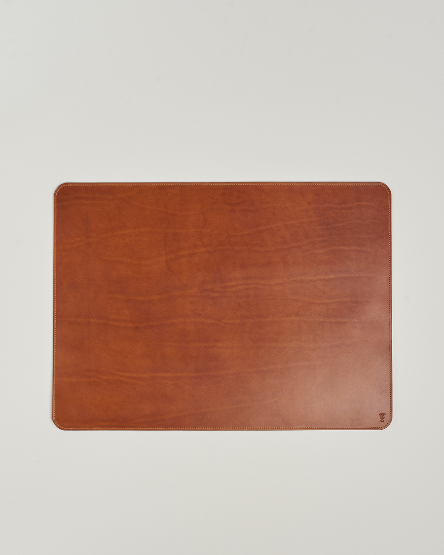 Homme | Pour La Maison | Tärnsjö Garveri | Leather Desk Mat Light Brown