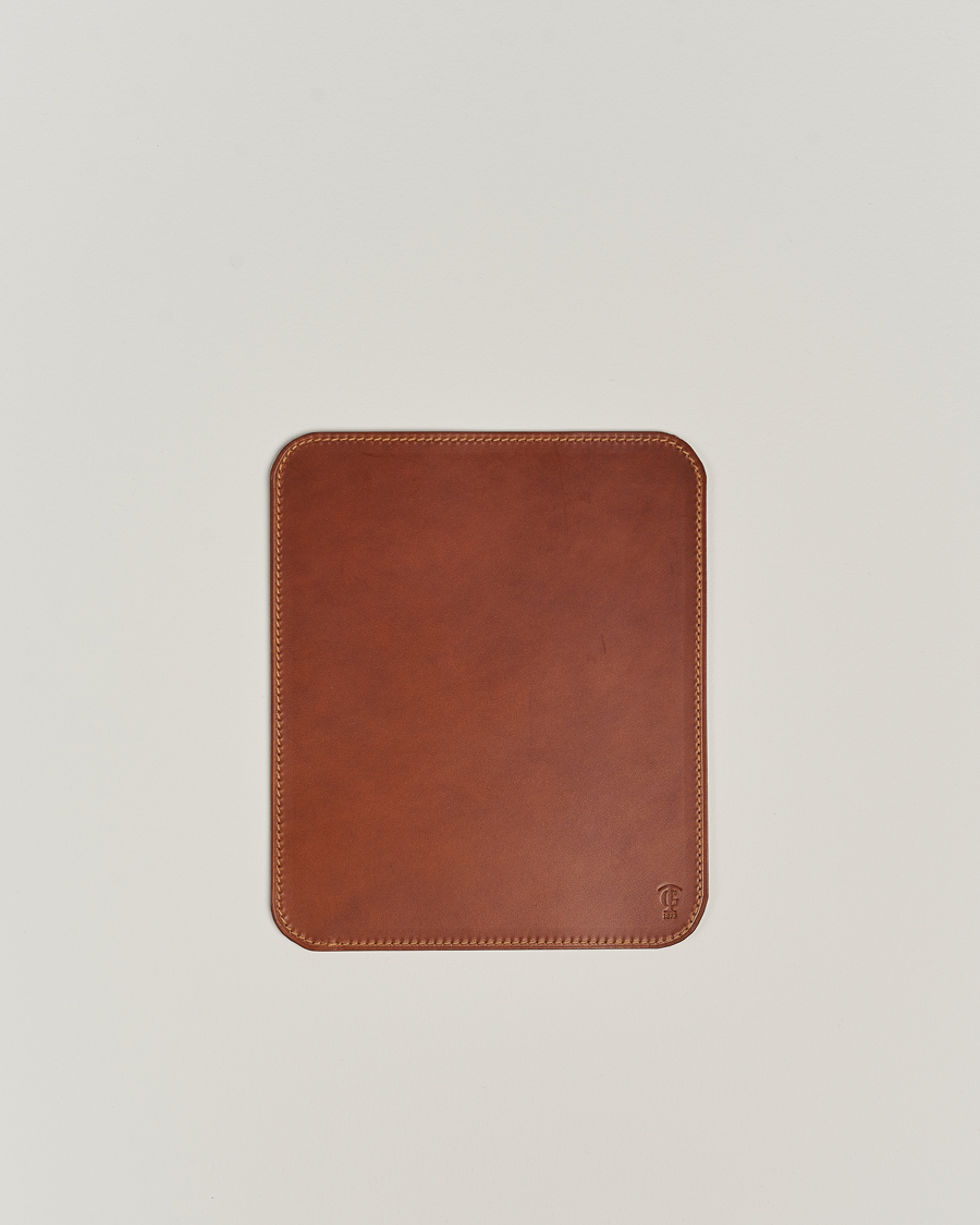 Homme | Pour La Maison | Tärnsjö Garveri | Leather Mousepad Light Brown