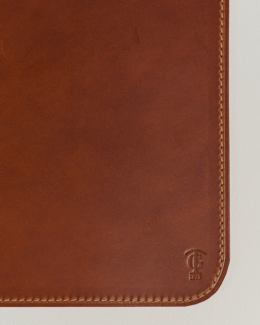 Homme | Pour La Maison | Tärnsjö Garveri | Leather Mousepad Light Brown
