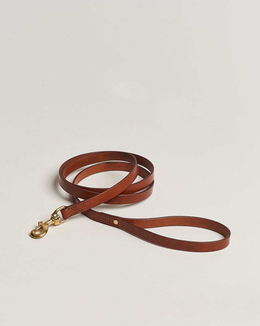 Homme | Accessoires Pour Chiens | Tärnsjö Garveri | Leather Dog Leash Light Brown