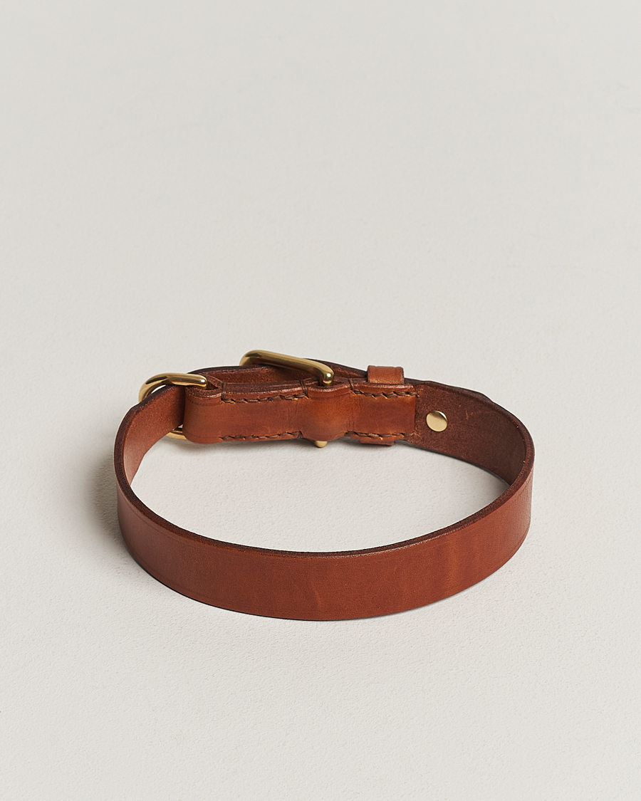 Homme | Accessoires Pour Chiens | Tärnsjö Garveri | Leather Dog Collar Light Brown