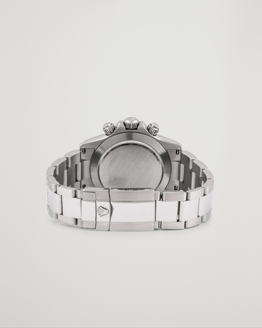 Homme | Rolex Pre-Owned Daytona Black dial Steel 116520 Silver | Rolex Pre-Owned | Daytona Black dial Steel 116520 Silver