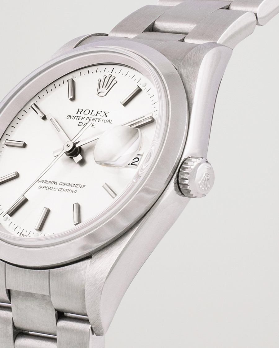 Homme | Rolex Pre-Owned Date 15200 Oyster Perpetual Silver | Rolex Pre-Owned | Date 15200 Oyster Perpetual Silver