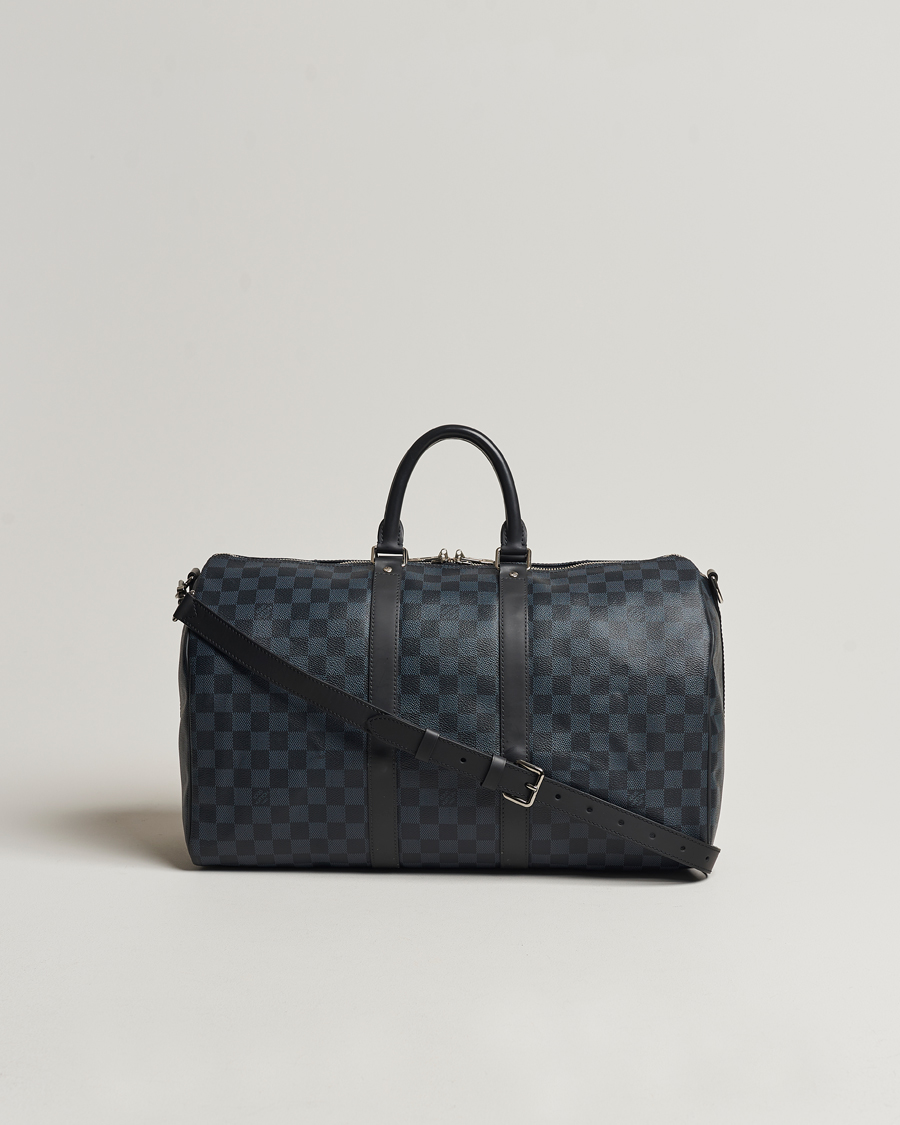 Homme | Louis Vuitton Pre-Owned Keepall Bandoulière 45 Damier Graphite | Louis Vuitton Pre-Owned | Keepall Bandoulière 45 Damier Graphite