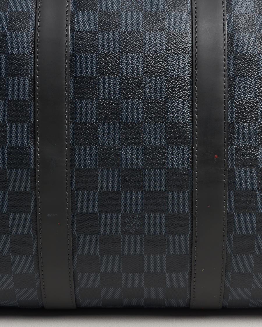 Homme | Louis Vuitton Pre-Owned Keepall Bandoulière 45 Damier Graphite | Louis Vuitton Pre-Owned | Keepall Bandoulière 45 Damier Graphite