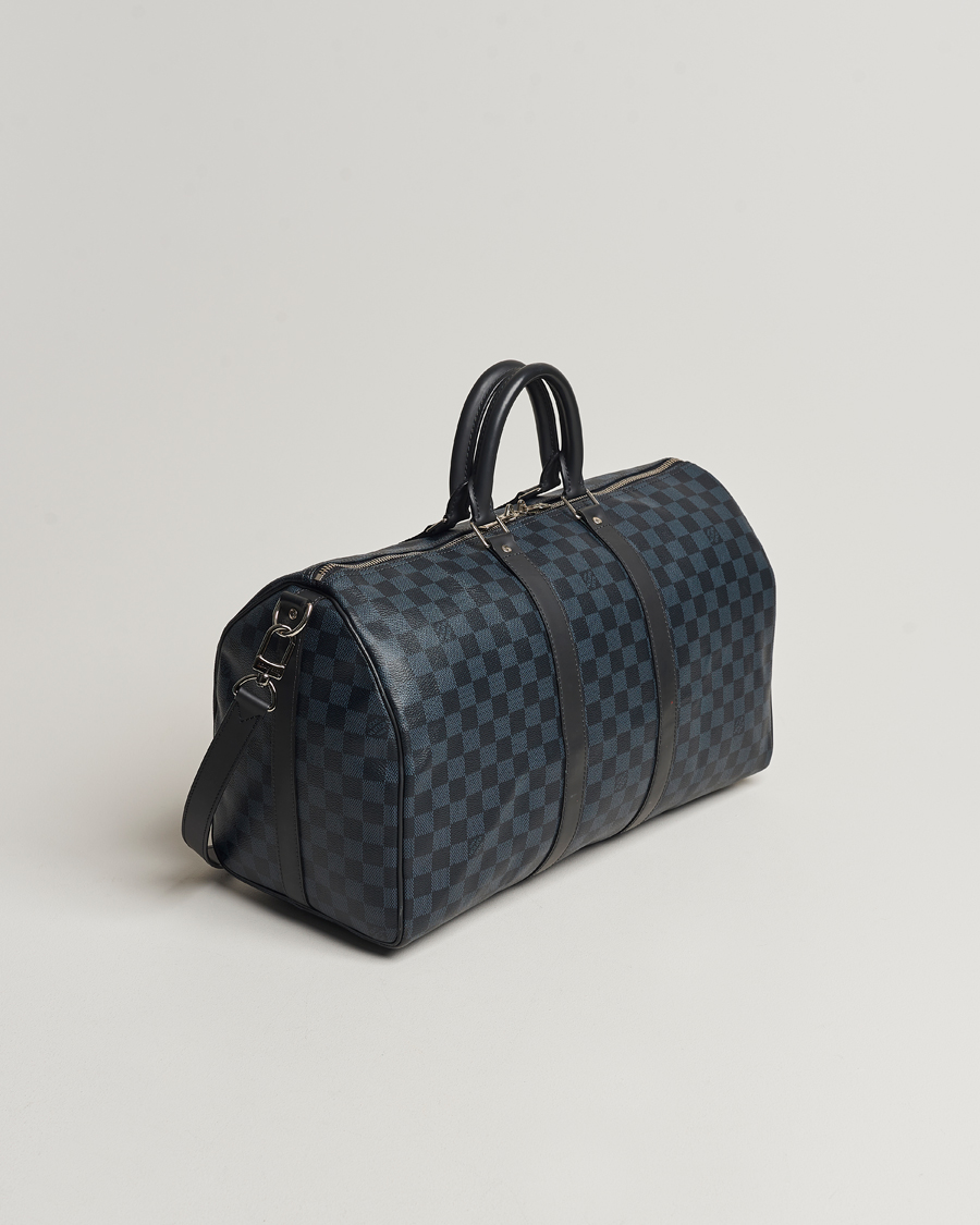Homme | Louis Vuitton Pre-Owned Keepall Bandoulière 45 Damier Graphite | Louis Vuitton Pre-Owned | Keepall Bandoulière 45 Damier Graphite