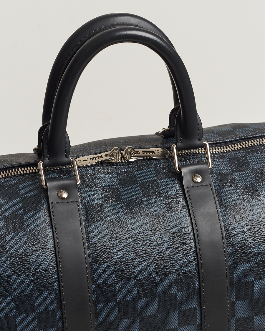 Homme | Louis Vuitton Pre-Owned Keepall Bandoulière 45 Damier Graphite | Louis Vuitton Pre-Owned | Keepall Bandoulière 45 Damier Graphite